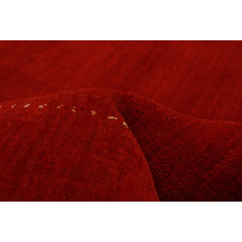 Kashkuli Gabbeh Red Rug 4'8" x 6'4" - 4'8 x 6'4