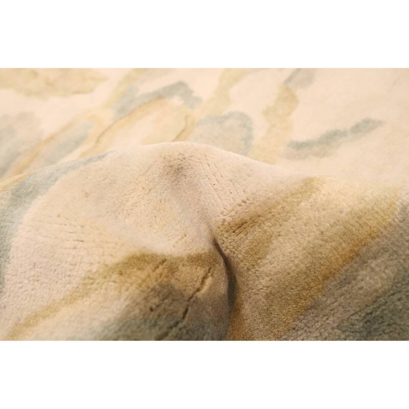 ECARPETGALLERY Hand-knotted Legacy Ivory Wool Rug - 9'8 x 9'8