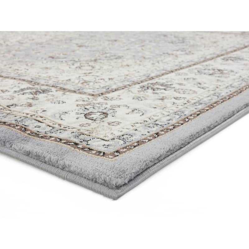 Vaso Collection Traditional Polypropylene Area Rug