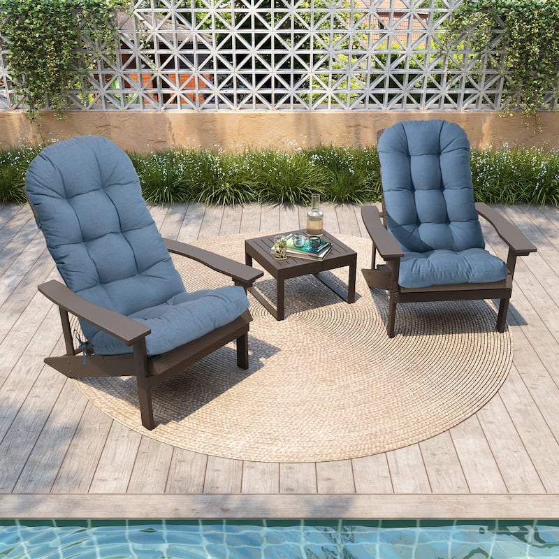 Outdoor Adirondack Chair Cushion Rocking Chair Cushions Thickened Patio Chair Pad with Sunbrella