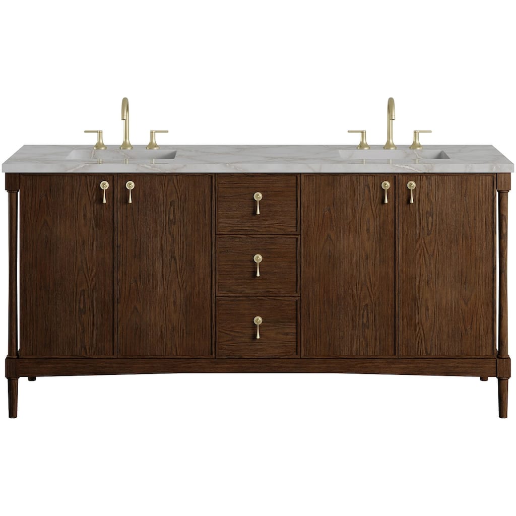James Martin Vanities D680-V72-FVSL Kinnsden 72" Free Standing Double
