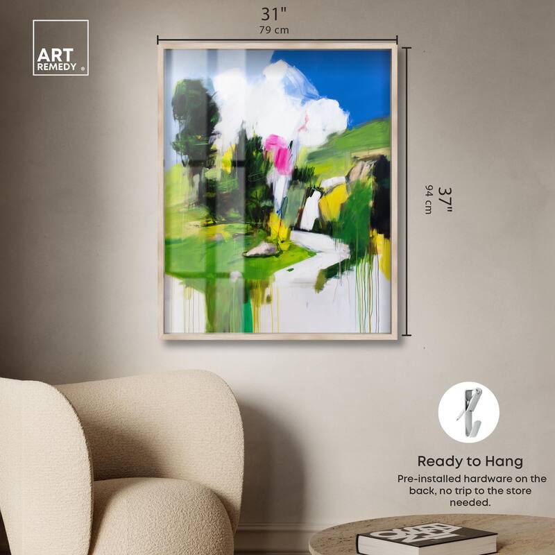 Swiss Fields Shadowbox by Art Remedy