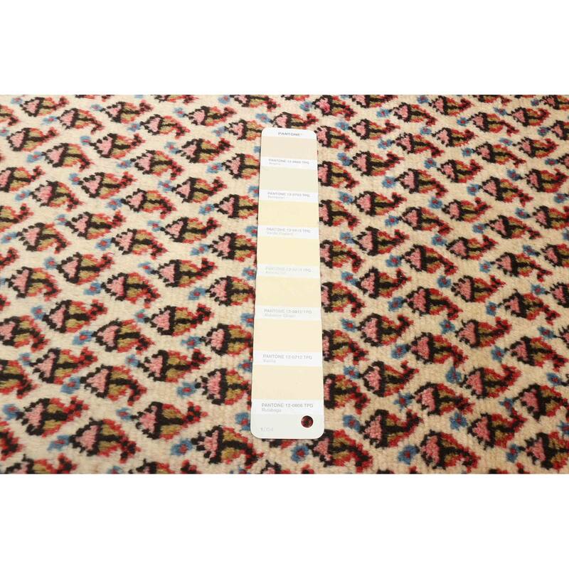 ECARPETGALLERY Hand-knotted Andelz Cream Wool Rug - 3'5 x 4'11