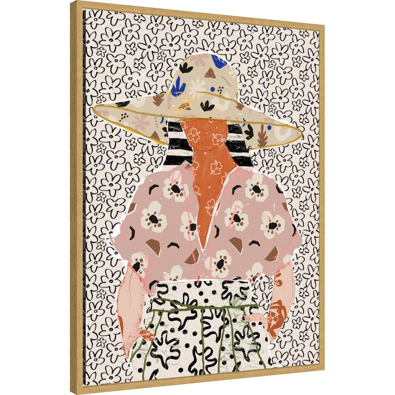 Pattern Play No.14 by Treechild (23 x 30 in.), Framed Canvas Wall Art Print