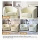 preview thumbnail 46 of 44, Nailhead Trim Upholstered Swivel Accent Chairs Set of 2