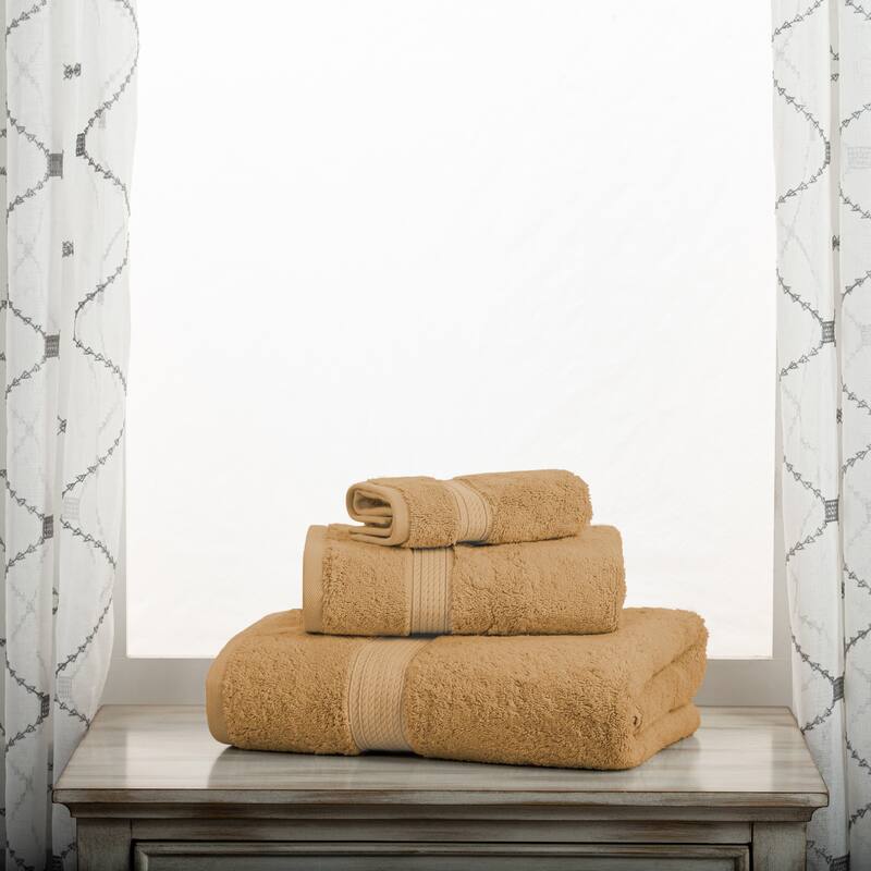 Marche Egyptian Cotton 3 Piece Towel Set by Superior