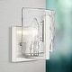 preview thumbnail 19 of 17, Aenon 6.875" Wide 1-Light Wall Sconce with Hammered Water Glass