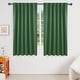 preview thumbnail 79 of 80, Deconovo Thermal Insulated 45-inch Curtain (2 Panel) - 52 x 45 Dark Forest