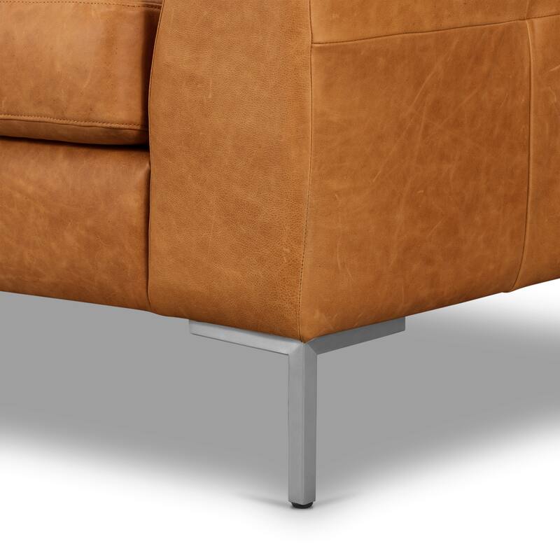 Poly & Bark Calle 90" Sofa - Full Grain Genuine Italian Leather