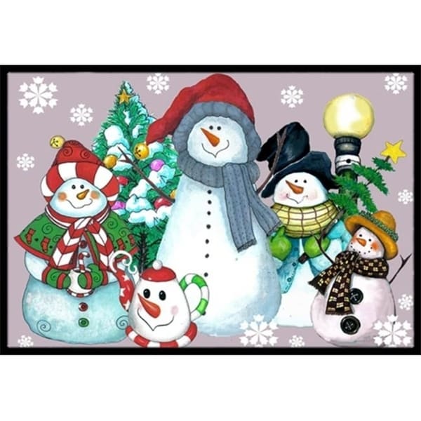 Carolines Treasures PJC1084JMAT Snowman Collection For The Holidays Indoor & Outdoor Mat 24 x 36 in.