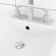 preview thumbnail 7 of 37, 24-Inch Bathroom Vanity with Ceramic Sink - 24" x 18" x 34"