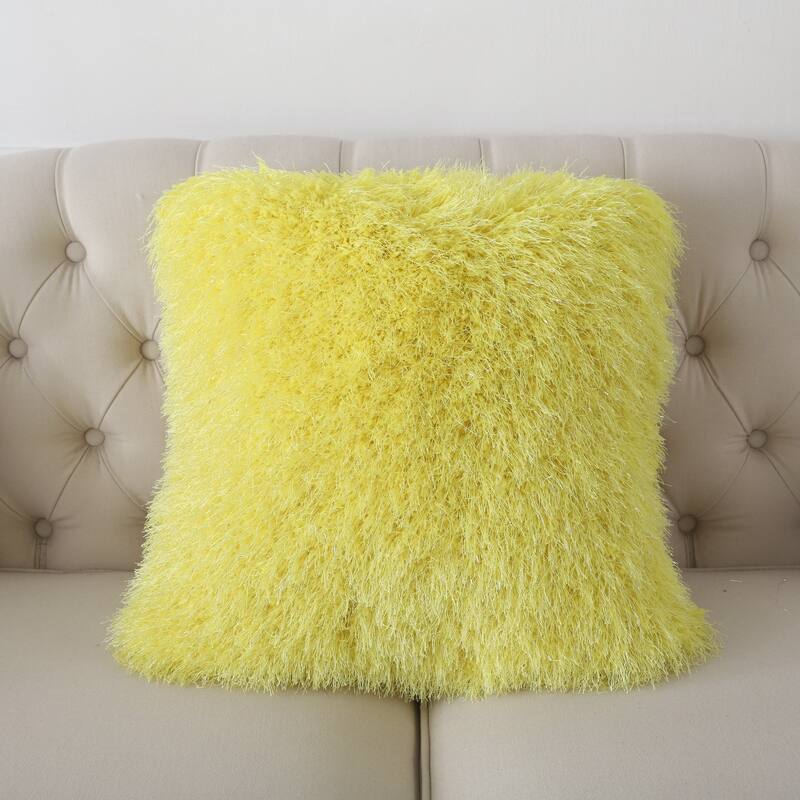 Manhattan Collection Shag Pillow