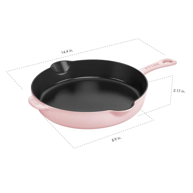 STAUB Cast Iron 8.5-inch Traditional Deep Skillet