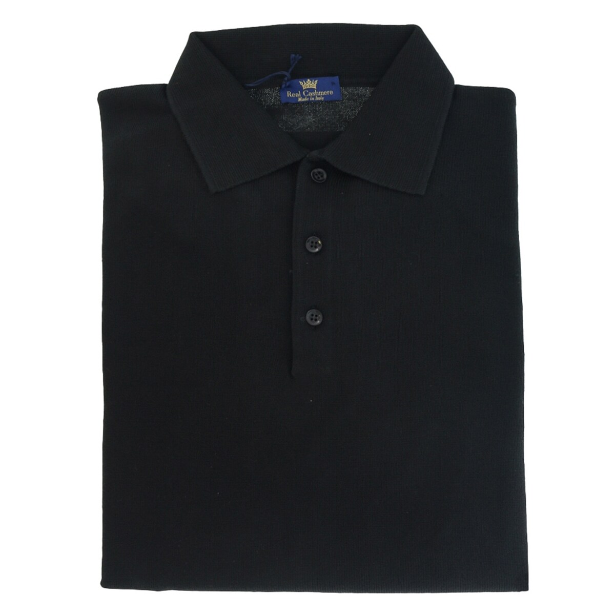 Shop Real Cashmere Polo Big Mens Black Sweater Overstock 13932543