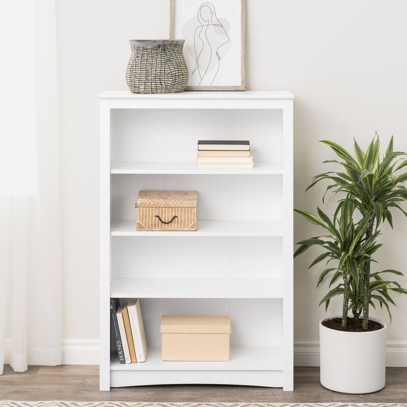 Prepac Home Office 4-Shelf Bookcase - 31.5" W x 48" H x 13" D