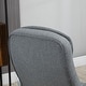 preview thumbnail 9 of 8, Vinsetto Adjustable Height Ergonomic High Back Home Office Chair with Armrests - Grey