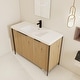 preview thumbnail 3 of 46, BNK 24/30/36/48/60 inch Freestanding Resin Sink Bathroom Vanity with Soft Close Door and Adjustable Shelf