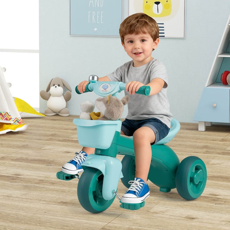 Costway Kids Trike with Limited Steering, Ergonomic Seat, Front & Rear - See Details