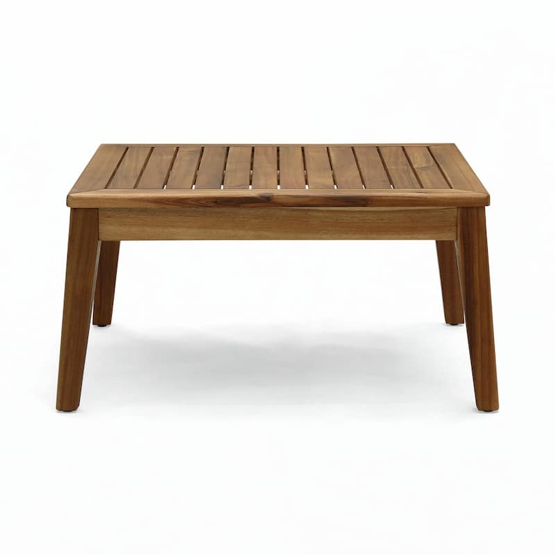 Outdoor CORNER AND COFFEE TABLE, RED