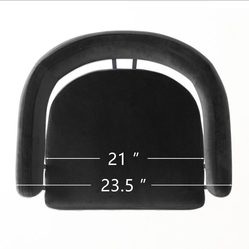 Velvet Upholstered Counter Stool