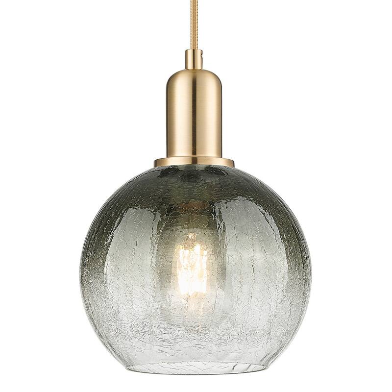 Innovations Lighting 716-1P-G483-8SL Brookhaven Globe 8" Wide Cord - Champagne Bronze