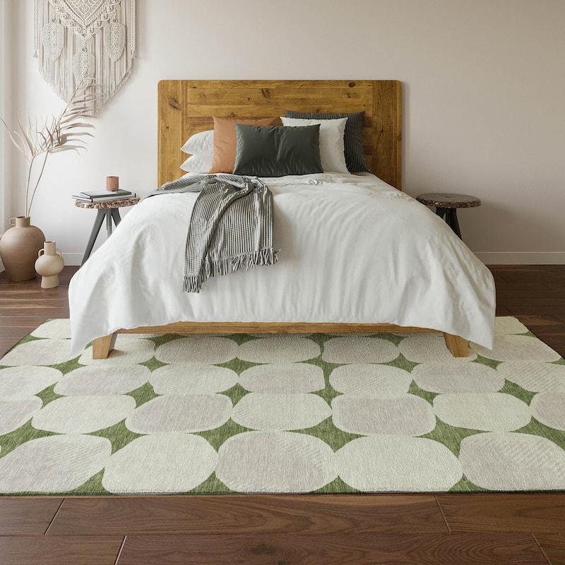 Premium Washable Super Soft Mid Century Modern Mayfield Rug