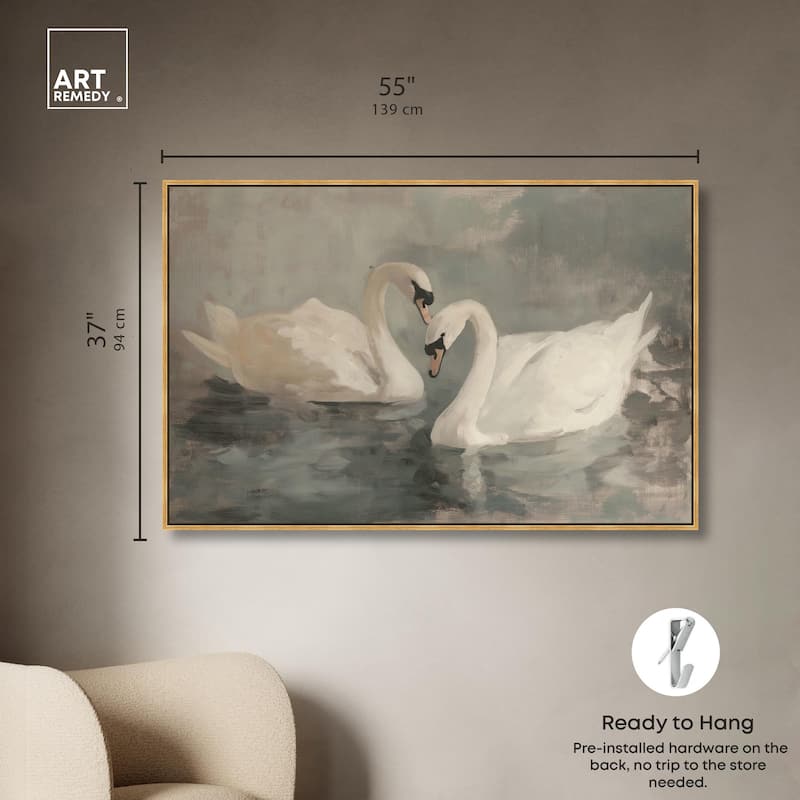 Ivory Idyllic Canvas by Art Remedy