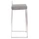 preview thumbnail 17 of 48, Fuji Contemporary Stackable Stainless Steel Low-Profile Back Bar Stool (Set of 2) - N/A