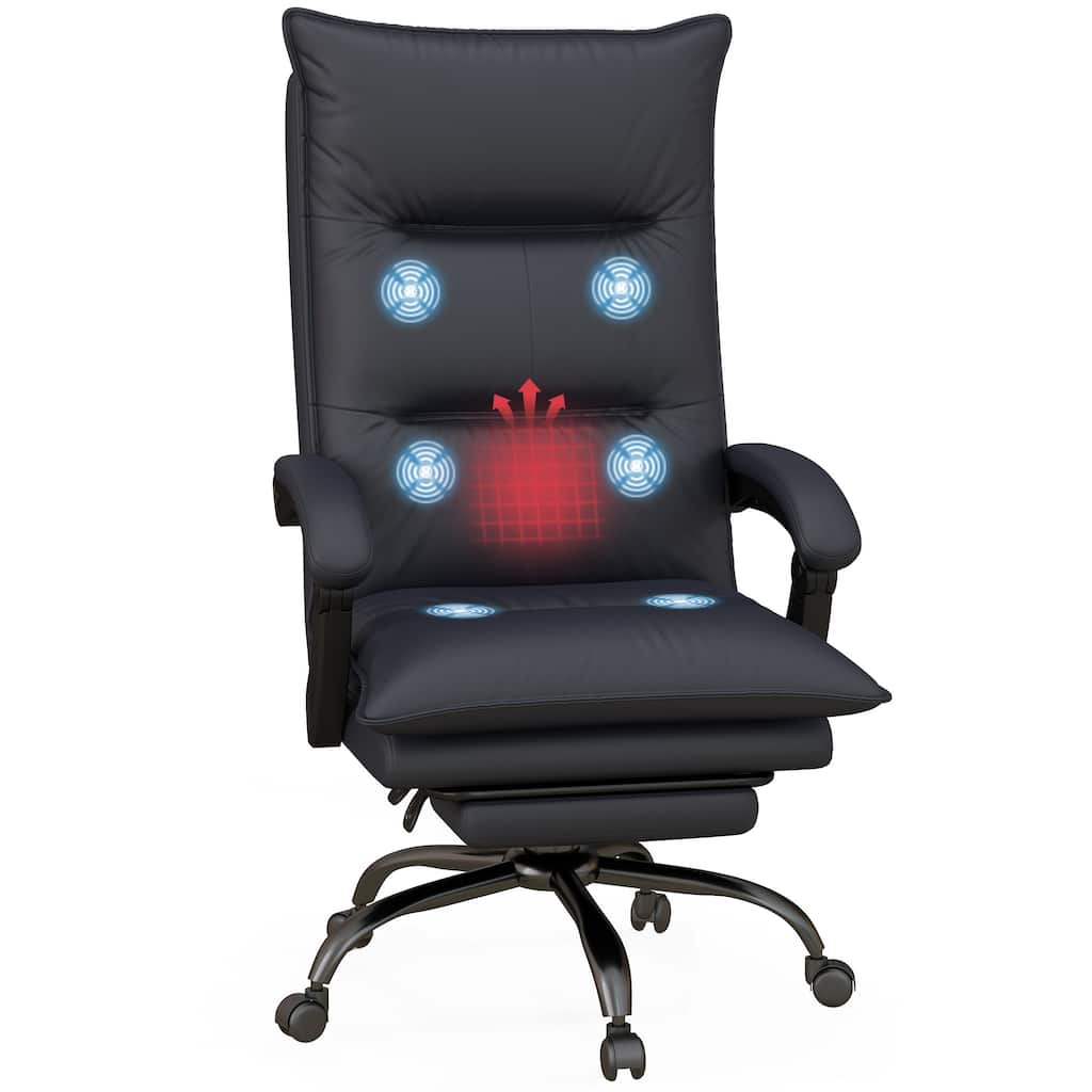 Vinsetto Microfiber Office Chair With Massage