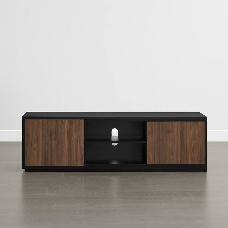 Spruce & Spring 62''-86'' Expandable TV Stand Media Console Entertainment Center