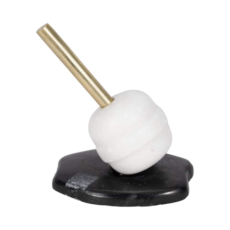 Sagebrook Home 6" Marble Multi Melted Lollipop - 6" x 3" x 5"