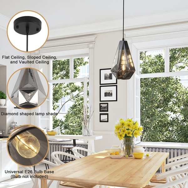 Geometric pendant light shade new arrivals