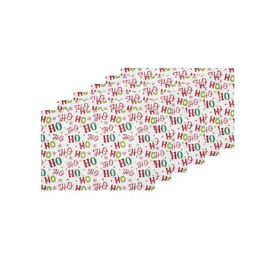 Ho Ho Ho Placemat Set 6