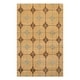 preview thumbnail 1 of 6, Hand Knotted Tibetan Tan New Zealand Wool Oriental Area Rug (6x9) - 5' 10'' x 9' 2''