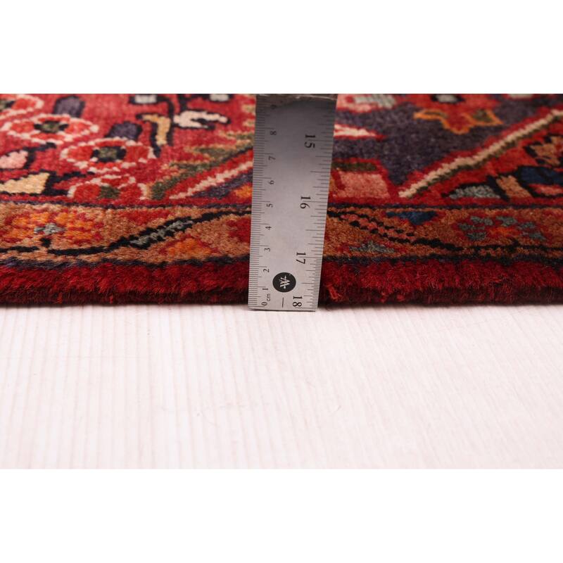 ECARPETGALLERY Hand-knotted Andelz Red Wool Rug - 4'3 x 6'11