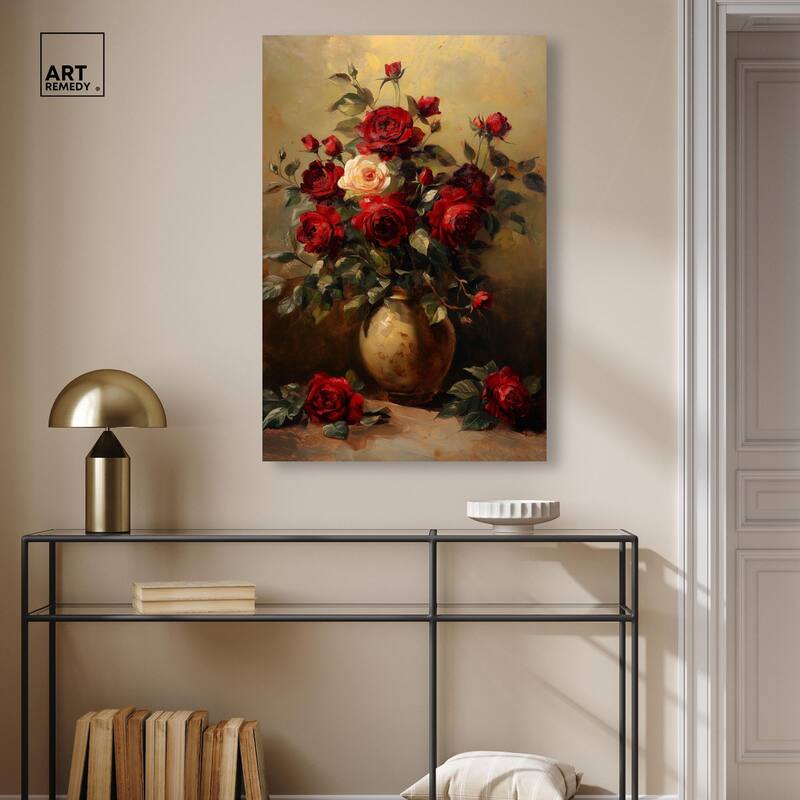 Lavish Lily Lament Canvas by Art Remedy, Gallery Wrapped