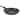 11 Inch Round Nonstick Carbon Steel Frying Pan in Black