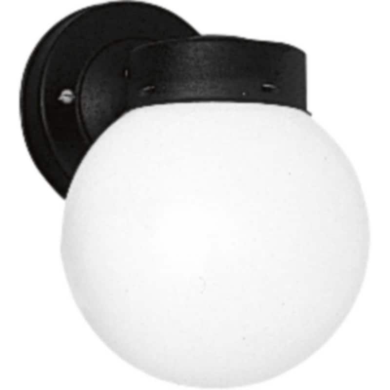 Progress Lighting Signature 1 Light 9" Tall Outdoor Wall Sconce with - Black