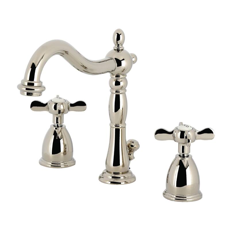 Kingston Brass KB197.BEX Essex 1.2 GPM Widespread Bathroom Faucet with - Polished Nickel