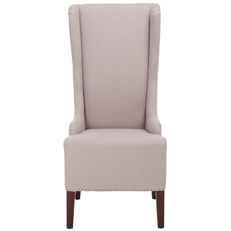 SAFAVIEH Iesha Bacall Velvet Dark Champagne Dining Chair - 24" x 28.3" x 47" - 24"Wx28"Dx47"H