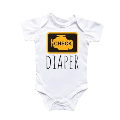Mechanic Check Engine - Baby Boy Girl Clothes Infant Bodysuit Funny Cute Newborn 2