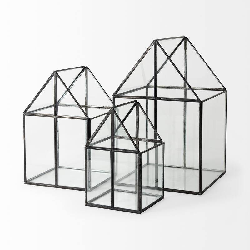 Sikes (Small) 6L x 6W x 10H Glass Terrarium