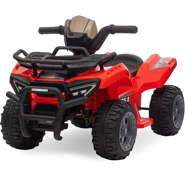 slide 2 of 28, Kids ATV 4 Wheeler, 6V Ride on Toy Car for Toddlers Boys & Girls w/Music Red