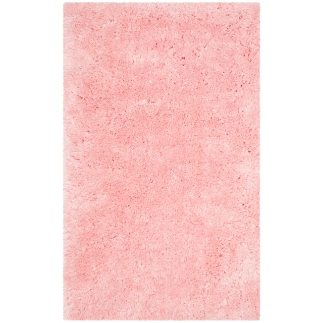 SAFAVIEH Handmade Arctic Shag Guenevere 3-inch Extra Thick Rug - 3' x 5' - Pink