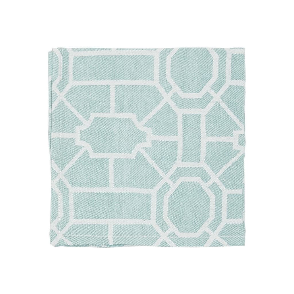 Trellis Sea Glass Cotton Napkin Set of 6 - Set of 6