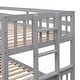 preview thumbnail 7 of 7, Wooden Twin-Over-Full Bunk Bed with Twin Size Trundle and 3 Drawers, Solid Wood Detachable Bunkbeds Frame, Space-Saving Design