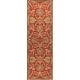preview thumbnail 103 of 122, Patchway Handmade Classic Floral Wool Area Rug 2'6" x 8' - Rust - Runner