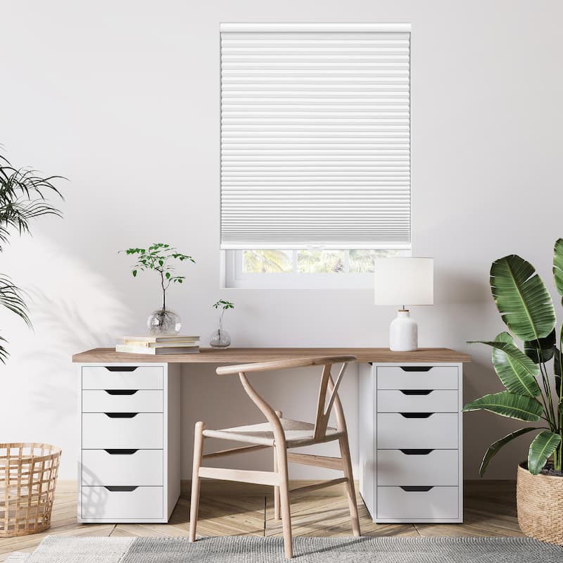 84-inch White Cordless Blackout Cellular Shade