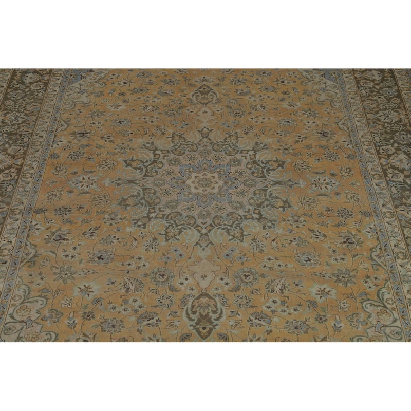 Traditional Najafabad Persian Area Rug Hand-Knotted Wool Carpet - 9'10" x 13'1"