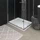 preview thumbnail 24 of 33, vidaXL Shower Base Tray with Dots White ABS 35.4" x 27.6" x 1.6"
